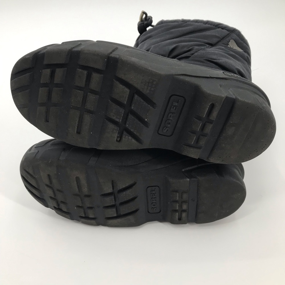Sorel black pull-on logo boys winter boots - Picture 9 of 9